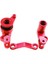 Rc Metal Direksiyon Bellcrank Set 1:10 Slash 4x4 Kaya Paletli Kırmızı 4