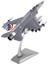 1/72 Ölçekli Diecast Fighter F16D Mücadele Falcon Uçak Oyuncak Metal Standlı 5