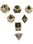 7pcs 16MM/0.62 '' Çok Pezedral Masa Oyunu D20 D12 D10 D8 D6 D4 A(Yurt Dışından) 5