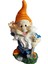 Nesli Butik Kürekli Cüce Gnome, 25 Cm. El Boyaması Biblo, Dekoratif El Sanatları, Ev&ofis Için Özgün Dekor Ürünü 1