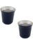 Glory 7 Double Wall Termo Çelik Fincan 2'li 80 Ml Lacivert 2