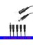 BK Teknoloji Dc Güç 5.5x2.1mm 1 Erkek-4 Dişi Jack Kablo Çoklayıcı 1