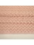 Zigzag Yüz Havlusu 50 x 70 cm Ekru/Koyu Somon 5