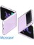 Samsung Galaxy Z Flip4 Sert Kristal Kapak Kılıf - Şeffaf AL3150 4