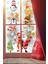 Yılbaşı Figürleri Noel Baba Geyik Penguen Kardan Adam ve Kar Taneleri Dekoratif Sticker 1