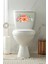 Echo Home Turuncu Mor Güller Klozet Kapağı ve Banyo Sticker 2