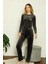 Füme Ipeksi Kadife Bayan Pijama Takımı 2598 2