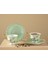 Vanilla New Bone China 2'li Kahve Fincan Takımı 90 ml Açık Yeşil 1