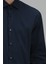 Austın Erkek Basic Gömlek Slim Fit Siyah 4