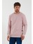 Erkek Pudra Bisiklet Yaka Basic Pamuklu Sweatshirt 9Y-5200177-004-1 2