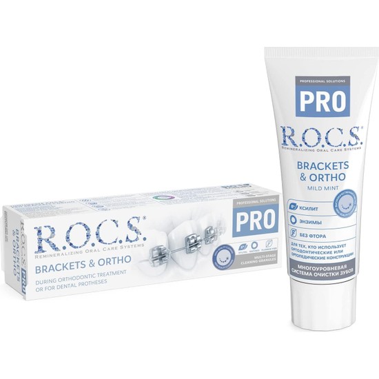 Rocs R.o.c.s. Pro Brackets & Ortho Diş Macunu (74G) Fiyatı