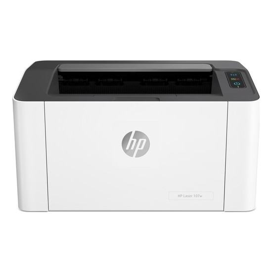 HP Laser 107wr WiFi Mono Lazer Yazıcı Dakikada 20 sayfaya kadar baskı hızı, Siyah Beyaz