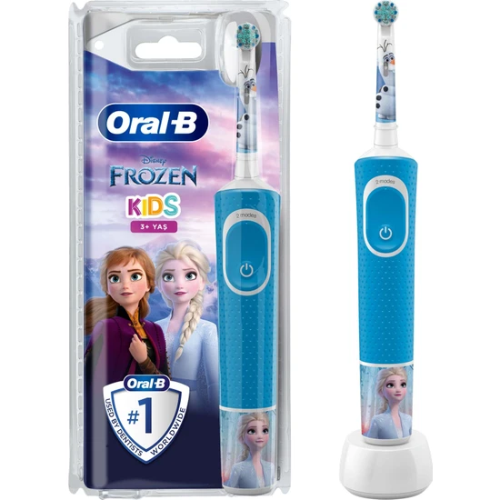 Oral-B D100 Vitality Frozen Özel Seri Çocuklar İçin Şarj Edilebilir Diş Fırçası