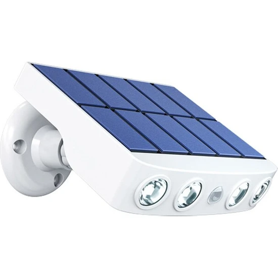 Lucky Power Güneş Enerjili LED Duvar Işık Açık Hareket Sensörü Bahçe Yolu Garaj Yard Sokak Lambaları Için Su Geçirmez IP65 Aydınlatma (Yurt Dışından)
