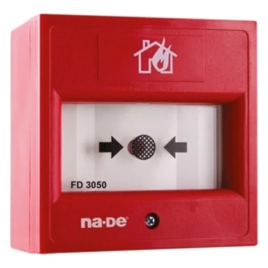 Nade FD3050 Yangın Alarm Butonu Kırılabilir Cam Içerikli