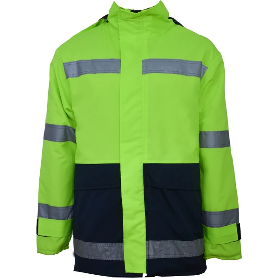 Ssm 0706 Hi-Vis Şapkalı Parka