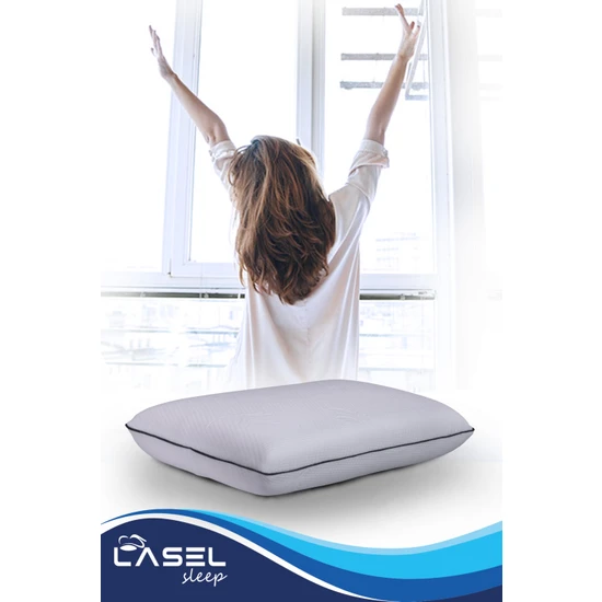 Lasel Sleep - Vısco Comfort- Visco Yastık Ortopedik Boyun Yastığı Boyun Fıtığı Yastığı