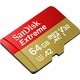 Sandisk Extreme 64GB 170/80MB/S Microsdxc A2 V30 4K Aksiyon Kamera ve Drone Hafıza Kartı SDSQXAH-064G-GN6MN