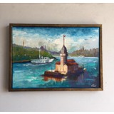 Asmin Sanat Evi Orijinal Yağlı Boya Tablo 40 x 55