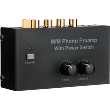 Phono Preamp Record Player Seviyesi Hacim Kontrolü