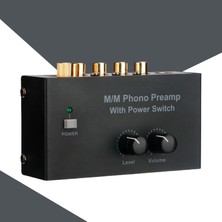 Phono Preamp Record Player Seviyesi Hacim Kontrolü