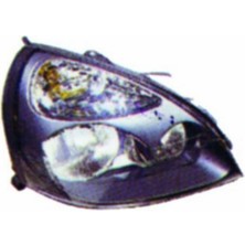 Otoco Renault Clio Ön Far Elektrikli Siyah Sağ 2001-2005 7701054063