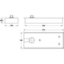 Hafele Dcl 411 Kapı Kapatıcı 90KG 1000MM