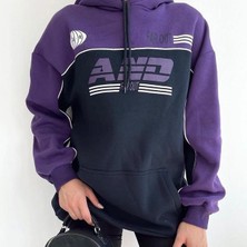 Aleksandrit Butik And Baskı Oversize Sweat