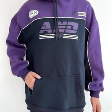 Aleksandrit Butik And Baskı Oversize Sweat