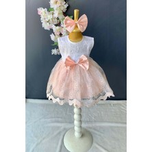 Nk Kids Saç Bantlı Dantelli Bebek Elbise PNPN136