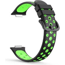 Case Street Huawei Watch Fit 2 Active Kordon Delikli Silikon Birebir Hs 19 Yeşil