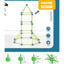 Sinley Yeni Aydınlık Inşaat Fort Building Kitleri Çocuk Çadır Oyuncak (Yurt Dışından)