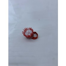 Sırmalı Çeyiz Kına Geceleri Için 12 Adet Kırmızı Dantelli Ledli Kına Mumu