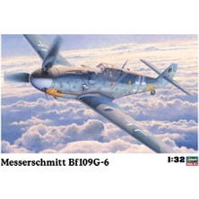 Hasegawa ST17 08067 1/32 Messerschmitt BF109G-6 Savaş Uçağı Demonte Plastik Maketi