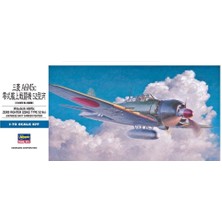 Hasegawa D23 00453 1/72 Mitsubishi A6M5C Zero Fighter (Zeke) Type 52 Hei Savaş Uçağı Demonte Plastik Maketi