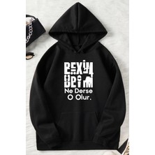 Trendypassion Beyim Ne Derse O Olur Katlamalı Sweatshirt