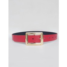 Kemerix Kadın Siyah Gold Tokalı Kemer 0065