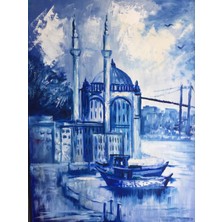 Asmin Sanat Evi Orijinal Yağlı Boya Tablo 40 x 55