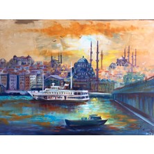 Asmin Sanat Evi Yağlı Boya Tablo 40 x 55 cm