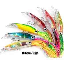 MSO Teknoloji Olta Balıkçılık VIP Kalite 18.5cm - 18gr Kalamar Minnow Rapala Yapay Yem