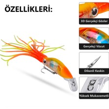 MSO Teknoloji Olta Balıkçılık VIP Kalite 18.5cm - 18gr Kalamar Minnow Rapala Yapay Yem