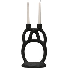 Warm Design Çift Mumluklu Şamdan