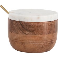 Warm Design Mermer & Ahşap Kaplı Kase