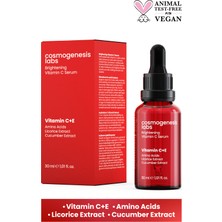 Cosmogenesis Labs Aydınlatıcı C+E Vitamini Serum 30ML Yenileyici Eşitleyici Pürüzsüz Görünüm & Nemlendirici Etkili