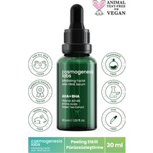 Cosmogenesis Labs Peeling Etkili Aha+Bha Serum 30ML Pürüzsüz Cilt & Yenileyici Aydınlatıcı Eşitleyici ve Nemlendirici