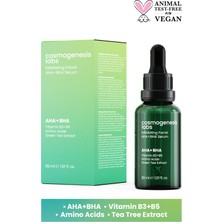 Cosmogenesis Labs Peeling Etkili Aha+Bha Serum 30ML Pürüzsüz Cilt & Yenileyici Aydınlatıcı Eşitleyici ve Nemlendirici