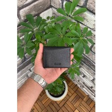 Guard Siyah-Kırmızı Hakiki Deri Erkek Cüzdanı