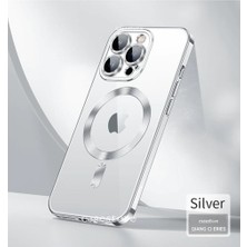 M.TK Moveteck Apple iPhone 11 Uyumlu Kılıf Kamera Lens Üstü Kaplama Korumalı Manyetik Magsafe Renkli Şeffaf