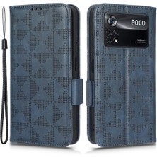 Lr Joyful Xiaomi Poco X4 Pro Uyumlu Telefon Kabı - Mavi (Yurt Dışından)