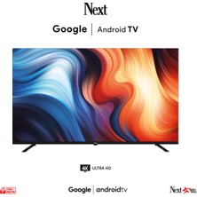 Next YE-50020GFSG5-4K 50" 127 Ekran Uydu Alıcılı 4K Ultra HD Google Android LED TV